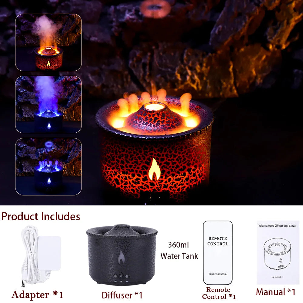 EruptMist Volcano Aroma Humidifier