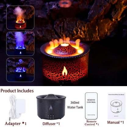 EruptMist Volcano Aroma Humidifier